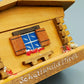 Rustikale Lador Spiel Uhr Chalet Schattwald Tirol Vintage Holzkunst
