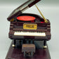 Vintage Prolog Klavier Spiel Uhr Musikdose mit Hocker