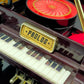 Vintage Prolog Klavier Spiel Uhr Musikdose mit Hocker