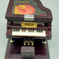 Vintage Prolog Klavier Spiel Uhr Musikdose mit Hocker