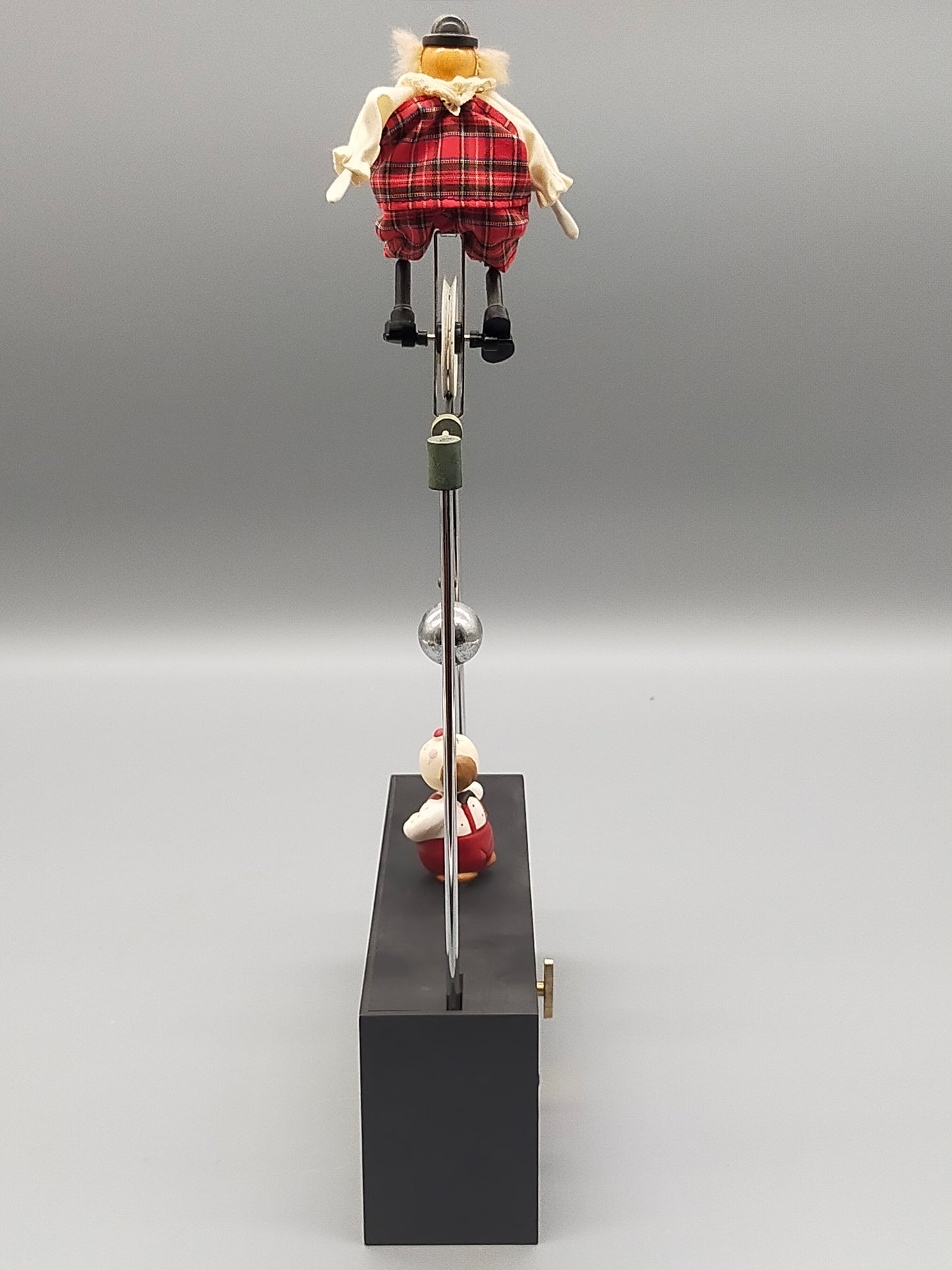 Gilde Handwerk Ring Circus Spieluhr Clown auf Einrad Balance Spiel