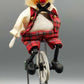 Gilde Handwerk Ring Circus Spieluhr Clown auf Einrad Balance Spiel