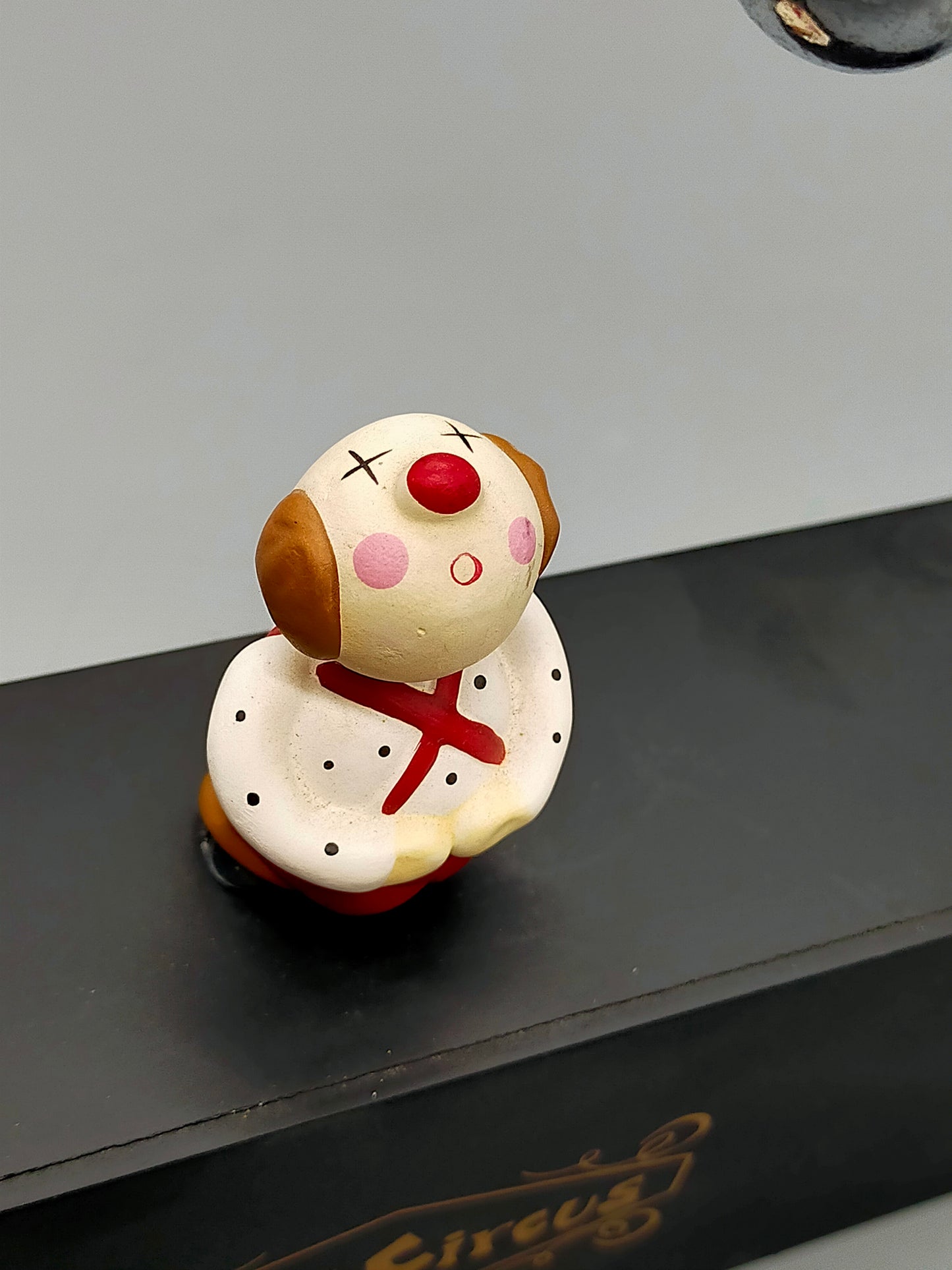 Gilde Handwerk Ring Circus Spieluhr Clown auf Einrad Balance Spiel
