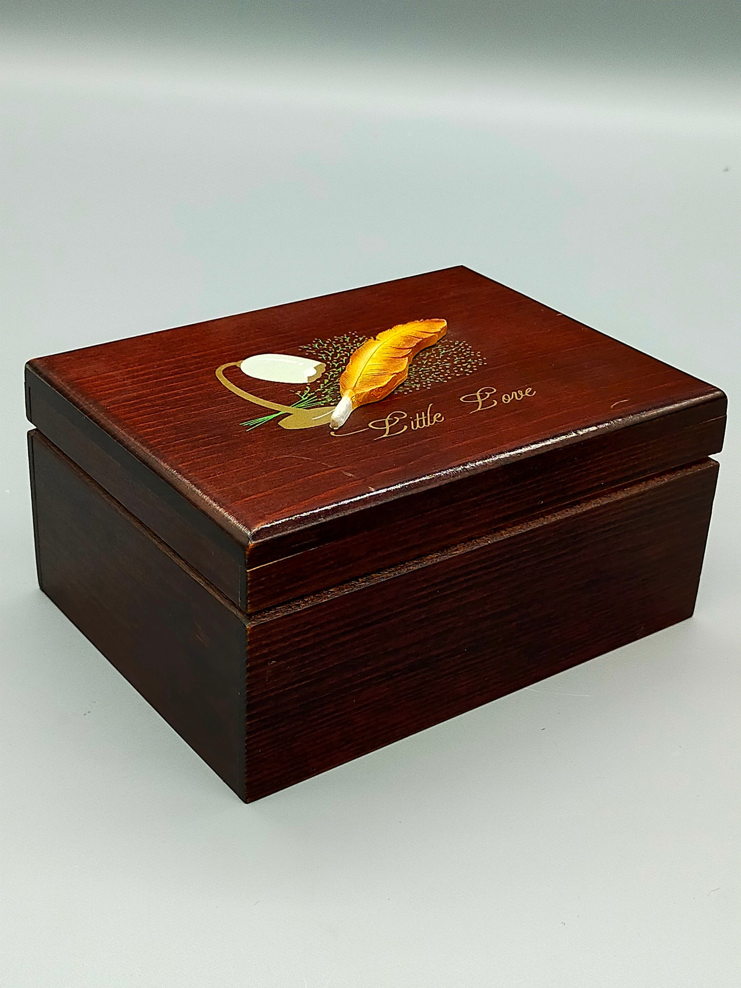 Elegante Schmuckschatulle Spieluhr Japanisches Design