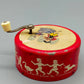 Vintage Reuge Kurbelspieldose Alle Vögel sind schon da