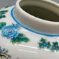 Elegante FHH Deckelvase Handbemaltes Porzellan mit Vogelmotiv