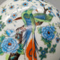Elegante FHH Deckelvase Handbemaltes Porzellan mit Vogelmotiv
