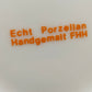 Elegante FHH Deckelvase Handbemaltes Porzellan mit Vogelmotiv