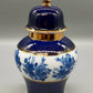 Prachtvolle Royal KPM Bavaria Echt Cobalt Deckelvase – Blau/Gold