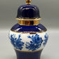 Prachtvolle Royal KPM Bavaria Echt Cobalt Deckelvase – Blau/Gold