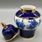 Prachtvolle Royal KPM Bavaria Echt Cobalt Deckelvase – Blau/Gold