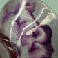 Edle Kunstglas Schale in Violett Elegantes mattiertes Design