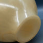 Elegante mundgeblasene Glasschale Beige marmoriertes Kunstglas