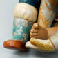 Lladró Porzellanfigur Eskimo Mädchen mit kalten Füßen Vintage