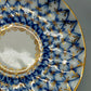 Lomonosov Kobaltnetz Mokka-Set – 3 Tassen & 1 Untertasse UdSSR