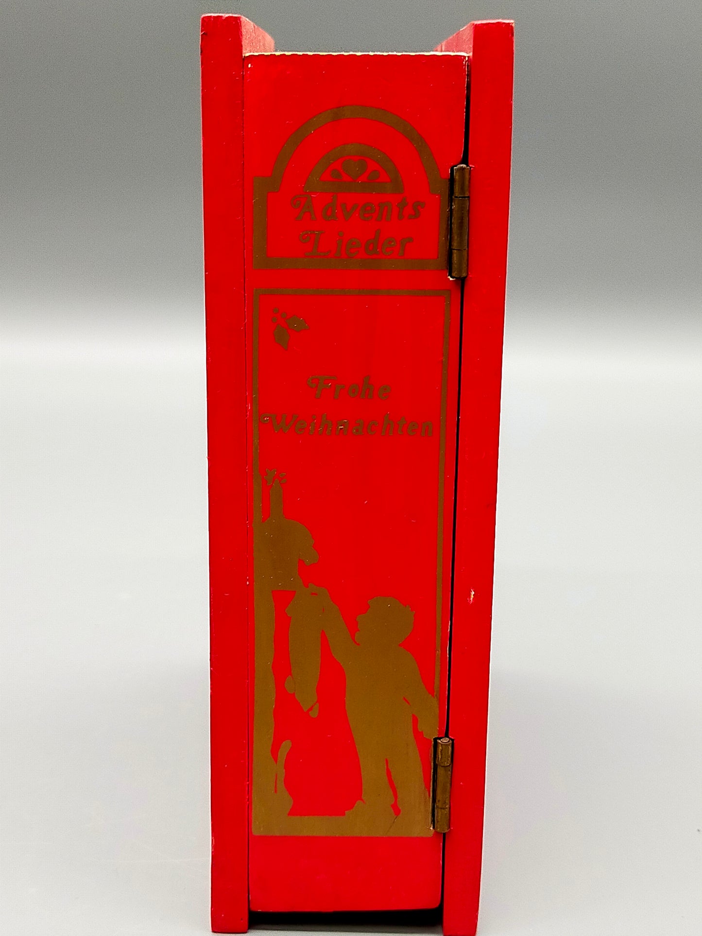 Holz Spieluhr Buch Weihnachtsdekoration mit Spielwerk