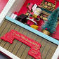 Holz Spieluhr Buch Weihnachtsdekoration mit Spielwerk