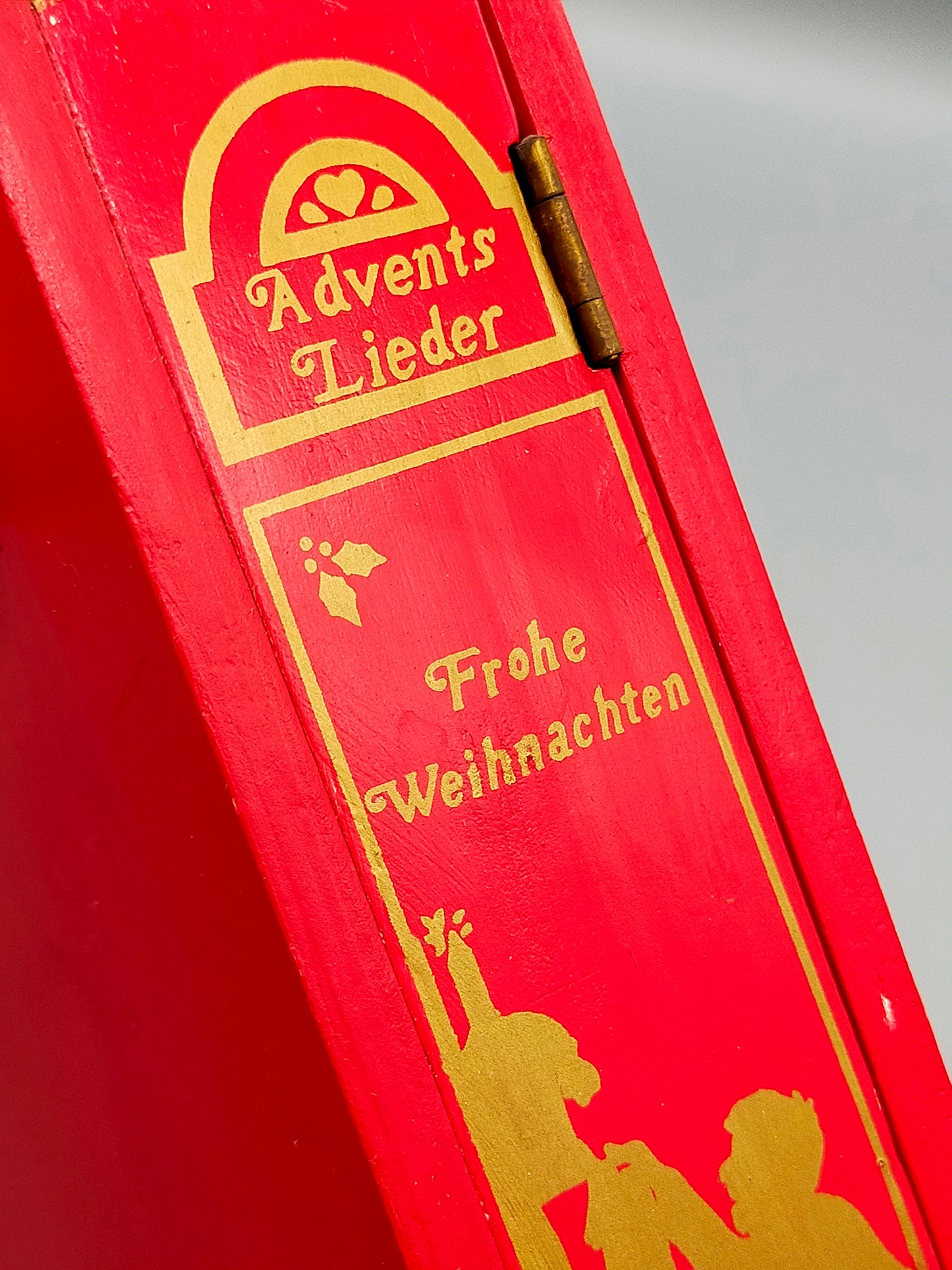 Holz Spieluhr Buch Weihnachtsdekoration mit Spielwerk