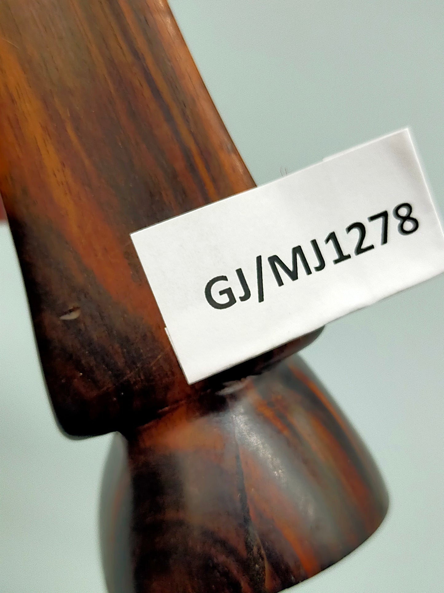 Moderne Holz Skulptur Abstrakte Figur Liebespaar Signiert