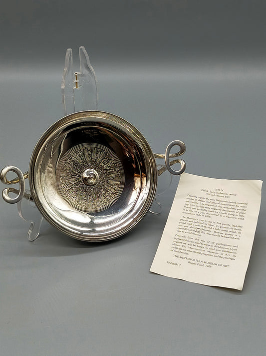MMA Griechische Kylix Trinkschale Pewter Museum Replik