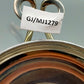 Botanische Messing Schalen Set 6-teilig Handgearbeitet mit Farnmotiv