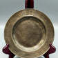 Historischer Zinn Teller 1670 Antiker Wandteller mit Gravur JI