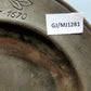 Historischer Zinn Teller 1670 Antiker Wandteller mit Gravur JI