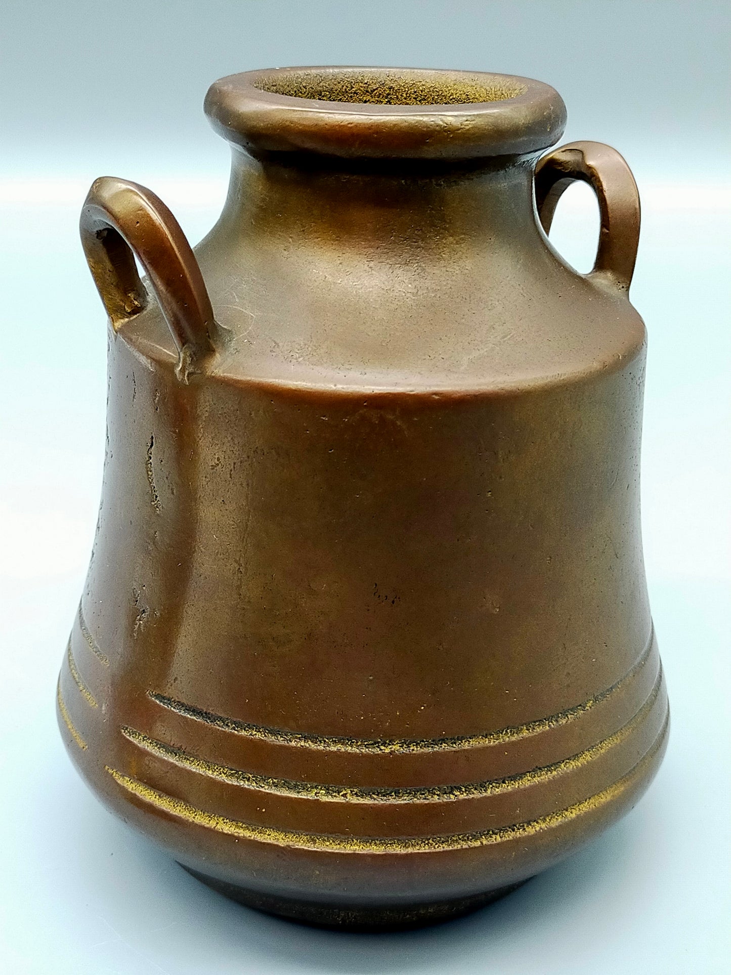 Antike Bronze Kanne Vase  Rustikale Dekoration