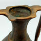 Antike Kupfer Vase Amphore mit Gravur & Zwei Henkeln