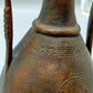 Antike Kupfer Vase Amphore mit Gravur & Zwei Henkeln