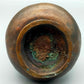 Antike Kupfer Vase Amphore mit Gravur & Zwei Henkeln