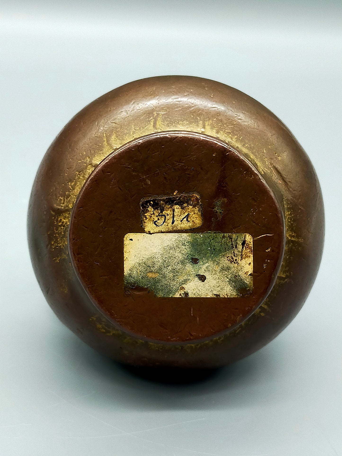 Antiker Bronze Krug Dekorativer Miniatur Krug