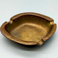 Antiker Messing Aschenbecher Massiver Vintage Aschenbecher