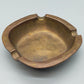 Antiker Messing Aschenbecher Massiver Vintage Aschenbecher