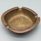 Antiker Messing Aschenbecher Massiver Vintage Aschenbecher