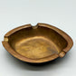 Antiker Messing Aschenbecher Massiver Vintage Aschenbecher
