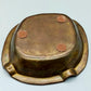 Antiker Messing Aschenbecher Massiver Vintage Aschenbecher