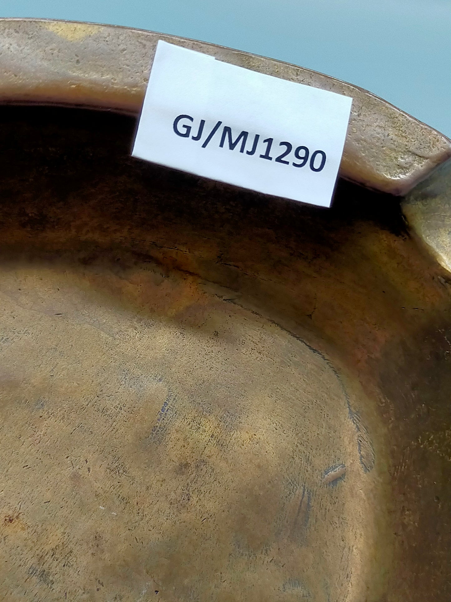 Antiker Messing Aschenbecher Massiver Vintage Aschenbecher