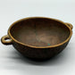 E. Thelen Creation Bronzeschale Brutalistisches Design mit Relief