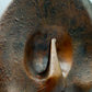 Werner Fenn Bronze Skulptur Radschlagender Pfau auf Steinsockel