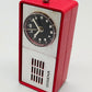Vintage Dugena Tisch Reise Wecker – Rotes Retro Design