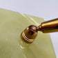 Stilvoller Vintage Schreibtisch Stifthalter aus Onyx Marmor und Messing