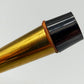 Stilvoller Vintage Schreibtisch Stifthalter aus Onyx Marmor und Messing