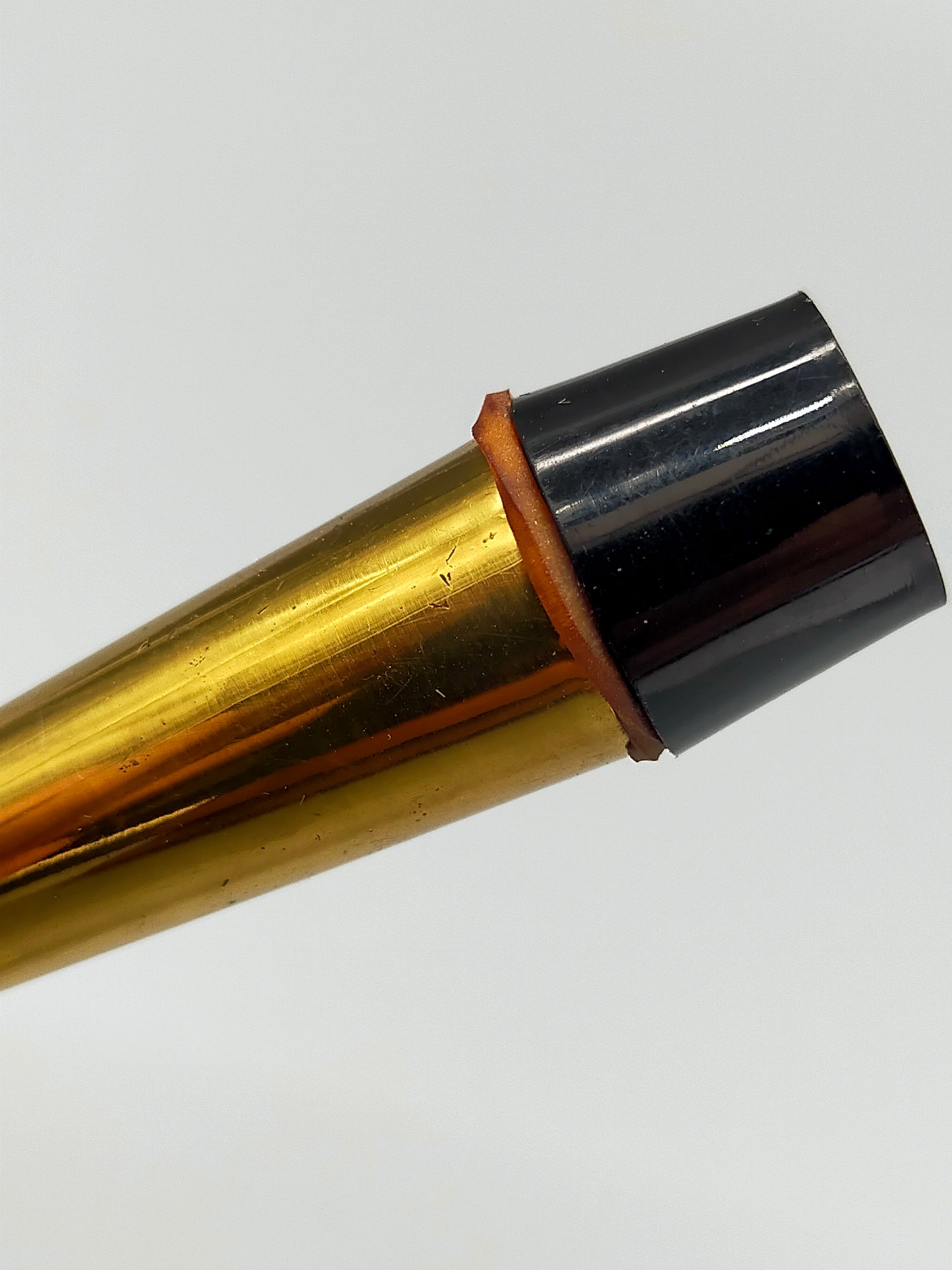 Stilvoller Vintage Schreibtisch Stifthalter aus Onyx Marmor und Messing
