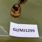 Stilvoller Vintage Schreibtisch Stifthalter aus Onyx Marmor und Messing