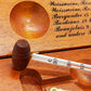 Vintage Weinthermometer aus Holz Stilvolles Wein Zubehör