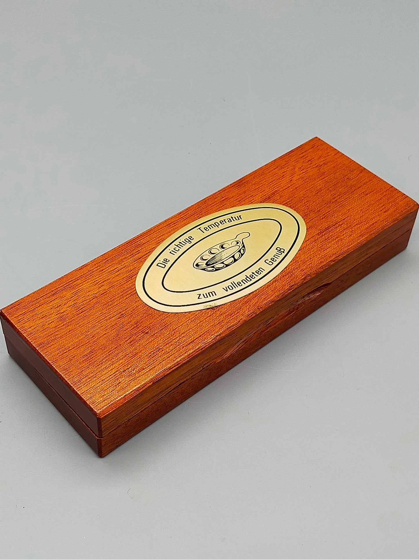 Vintage Weinthermometer aus Holz Stilvolles Wein Zubehör