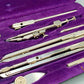 Antiq Lieco Precision Zeichenset Hochwertiges Geometrie-Set im Etui