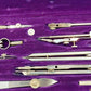 Antiq Lieco Precision Zeichenset Hochwertiges Geometrie-Set im Etui