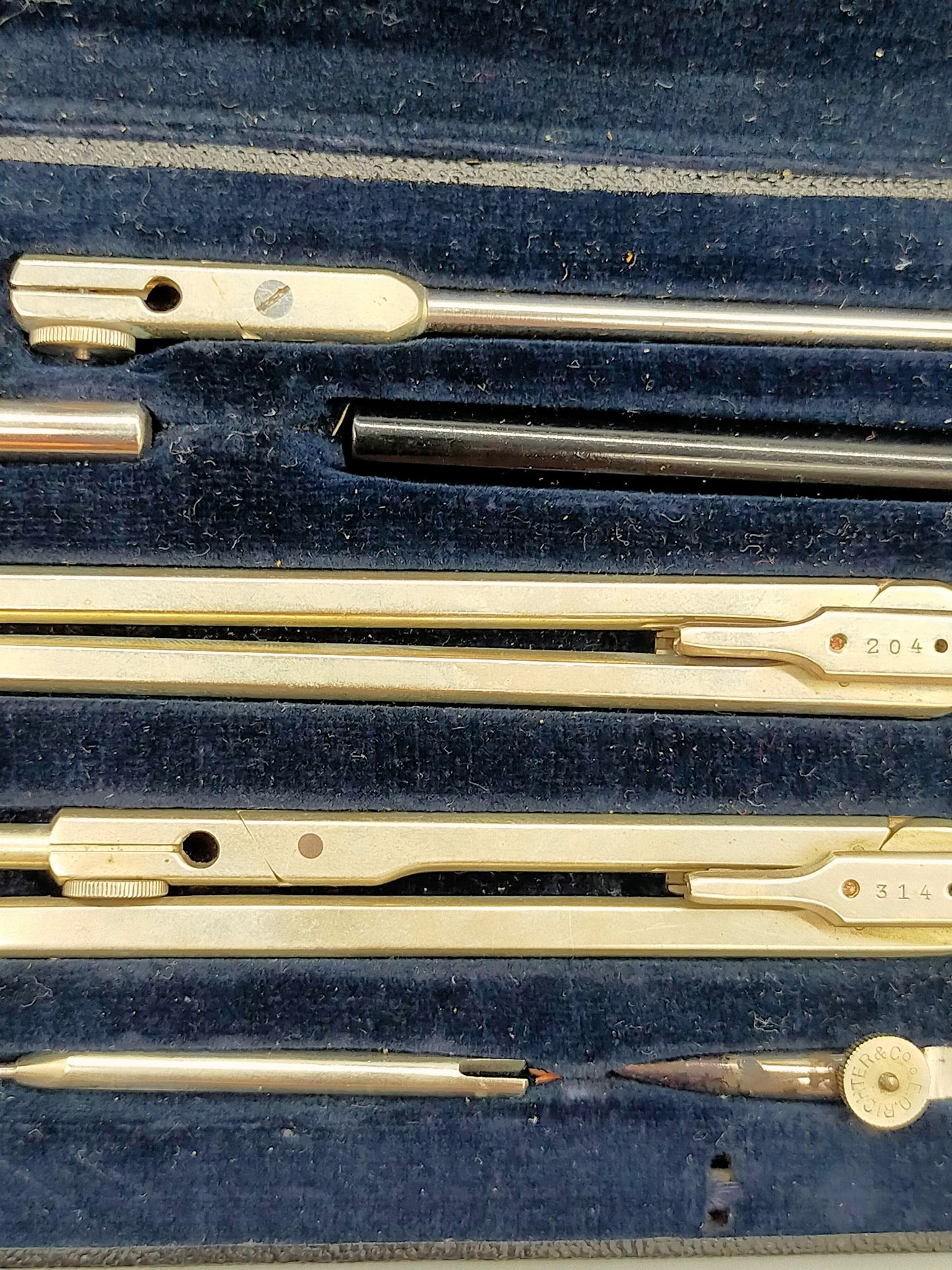 E.O. Richter & Co. Reißzeug Set  Präzisions Zeichenset
